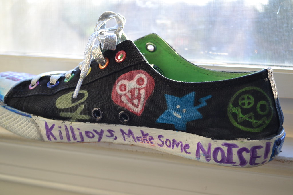 mcr sneakers - right shoe, inside | Ashley~! | Flickr