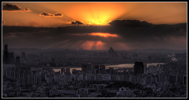 Seoul Skyline from Namsan