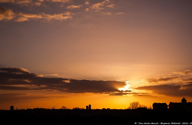 Sunset : Bordeaux : 03/2012 Nikon D700 : Tokina 28 70 ATX Pro