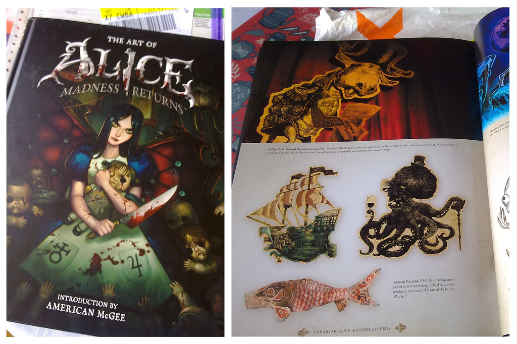 The Art of | Some of my art in the Alice Madness Artbook. | Renato