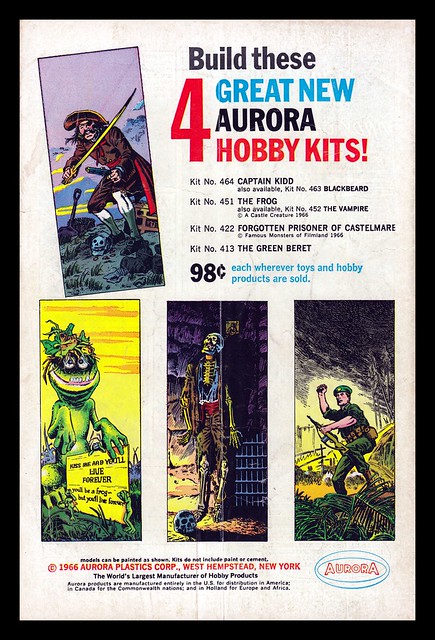 Aurora Hobby Kits, 1966