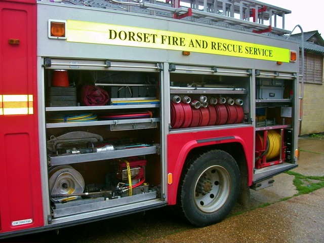 Dorset Fire & Rescue Service Volvo Fl6 Wrl Saxon Bridport