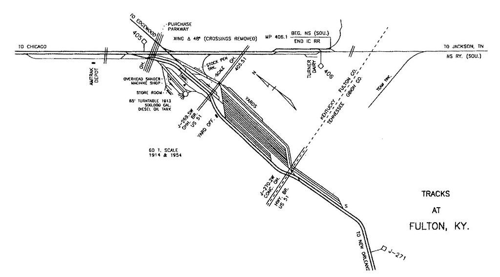 Fulton track diagram