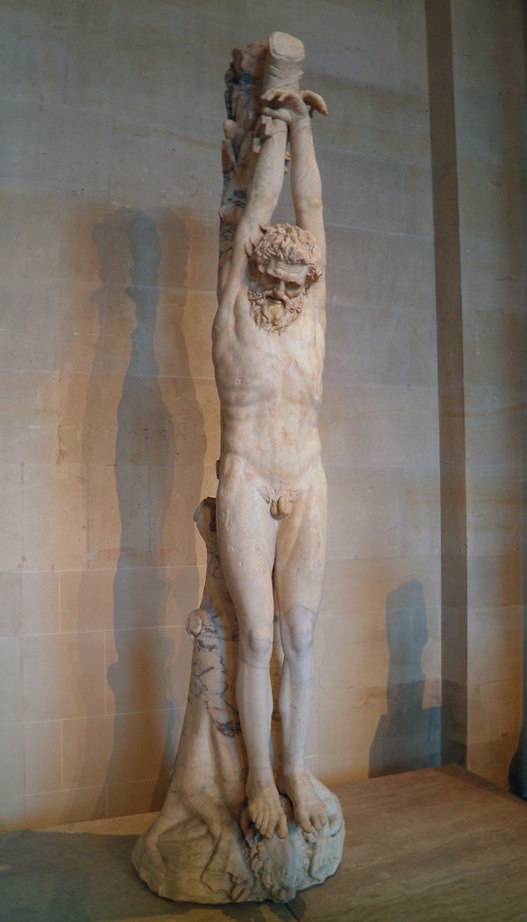 The Flaying of Marsyas, Roman, Imperial (1st-2nd century AD), from Rome, Louvre Museum