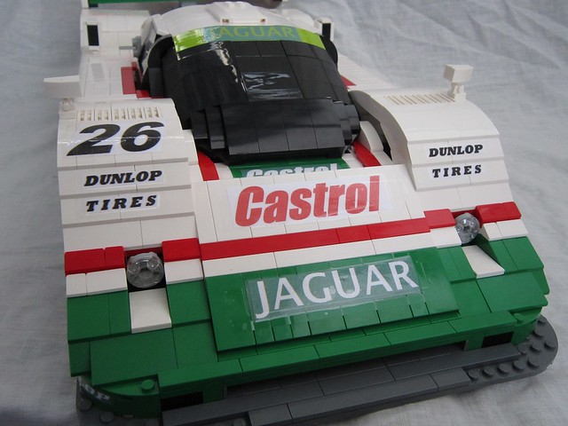 Flickriver: Photoset 'JAGUAR XJR10 LEGO IMSA GTP 1:8 scale' by greg_998