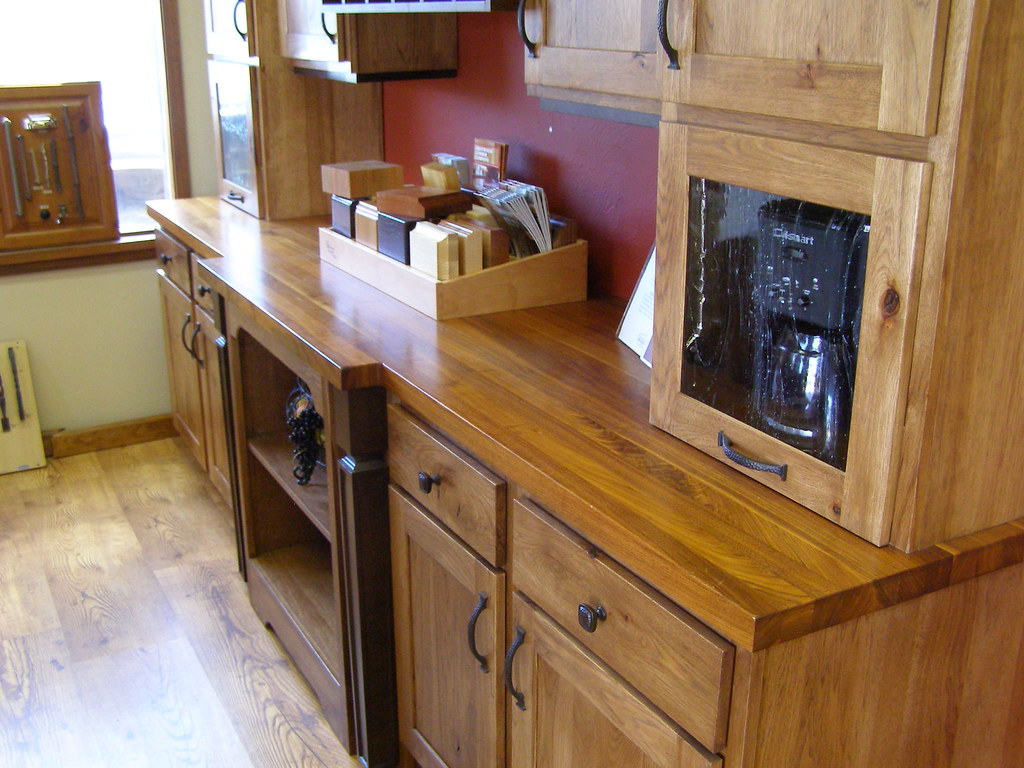 Rustic Hickory With Walnut Wood Countertop Rustic Hickory Flickr