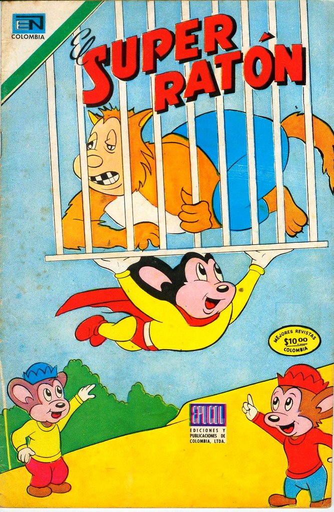 Raton Comica Portada Comics. El Super Ratón. Novaro Epucol 100 | El Super… | Flickr