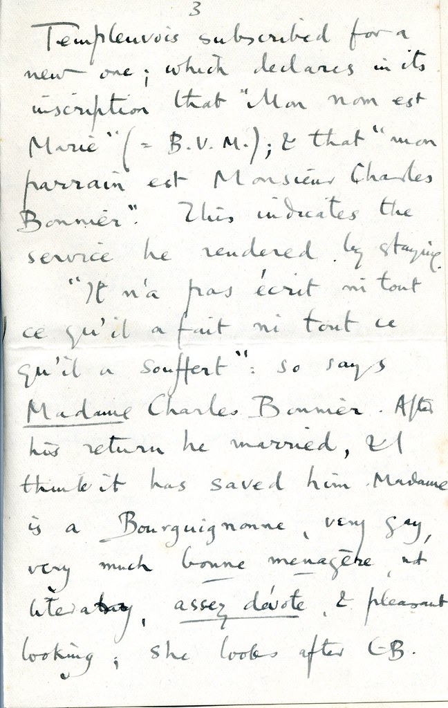 Elton to Sherrington - 14 April 1921 (S/3/4/1/3) 3/4