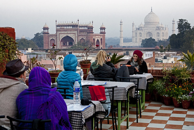 Taj Mahal | Seven Wonders of The World | View From Rooftop of Saniya Palace Hotel