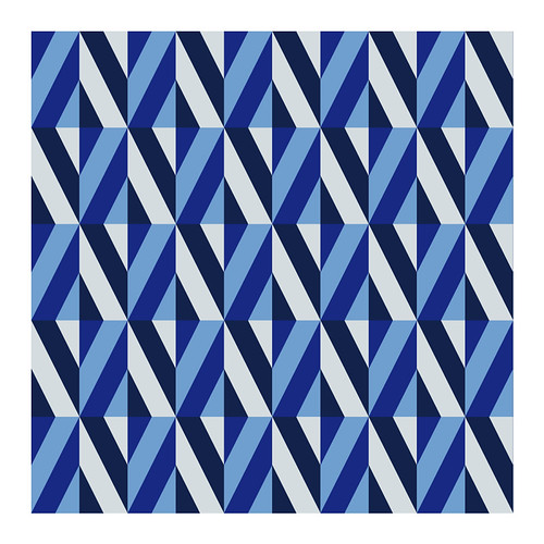 op art blue diamonds | by hoppermind