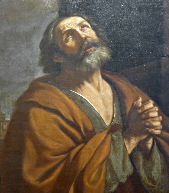 GUERCINO  - 1639 - San Pietro piangente