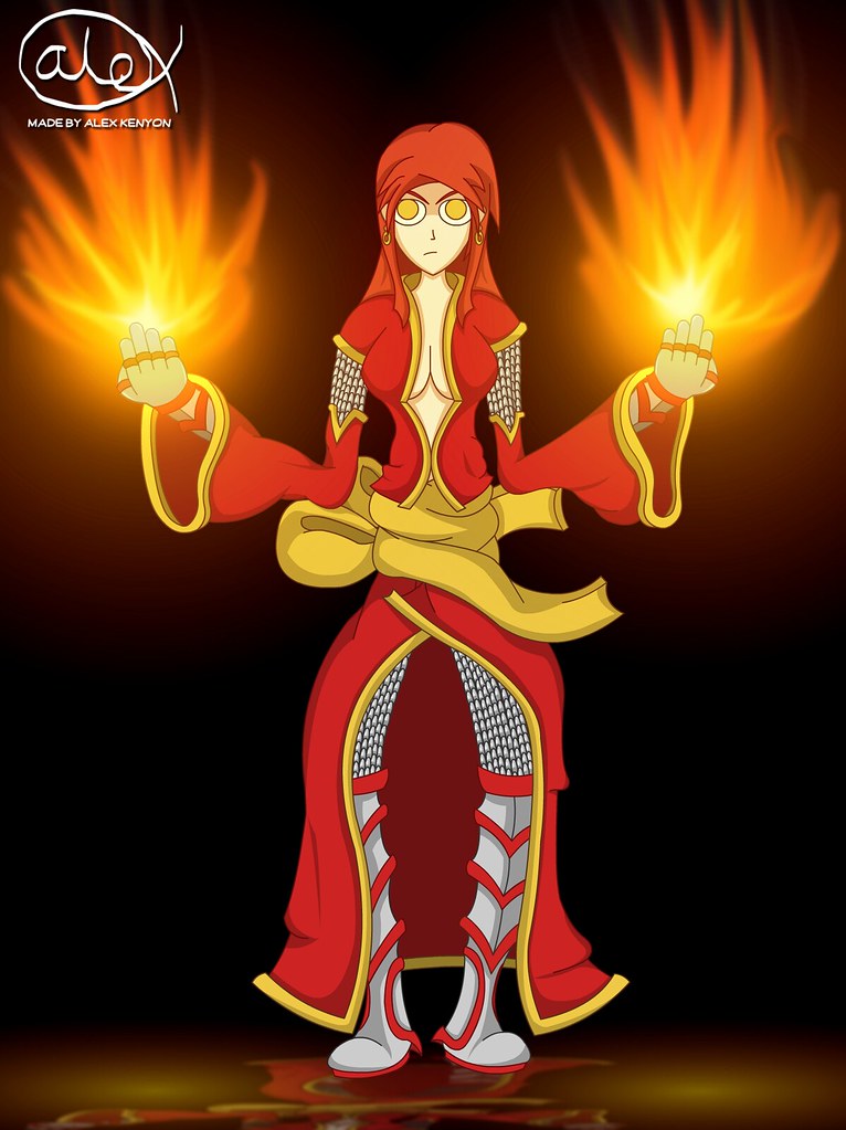 Pyromancer Robes Pyromancer Tweaked & Shaded | Ok, starting from now I'm goin… | Flickr