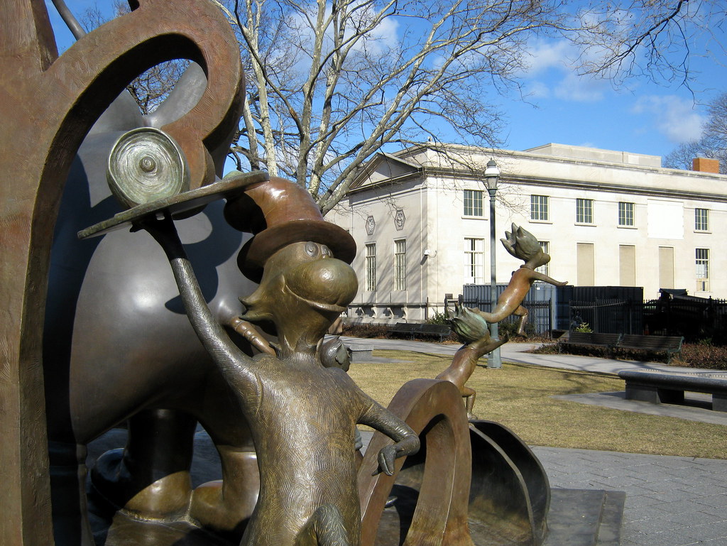 Sculpture in the Dr. Seuss National Memorial Sculpture Garden: 