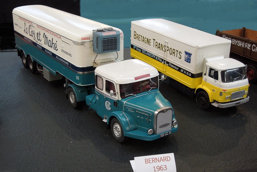 Modèle Réduit 1/43 Altaya Semi-Remorque Bernard 150 MB Express Marée - Occasion