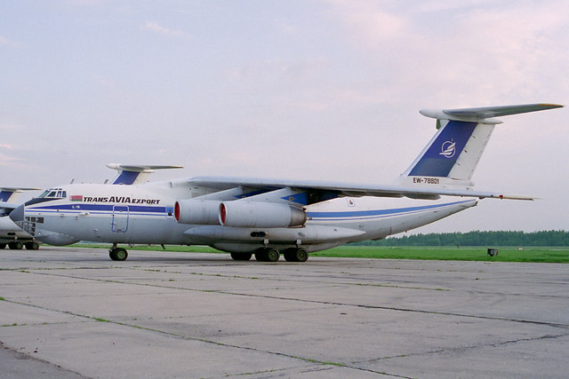 EW-78801 - 1989 build Ilyushin IL-76TD, stored at Minsk 2 since 2007