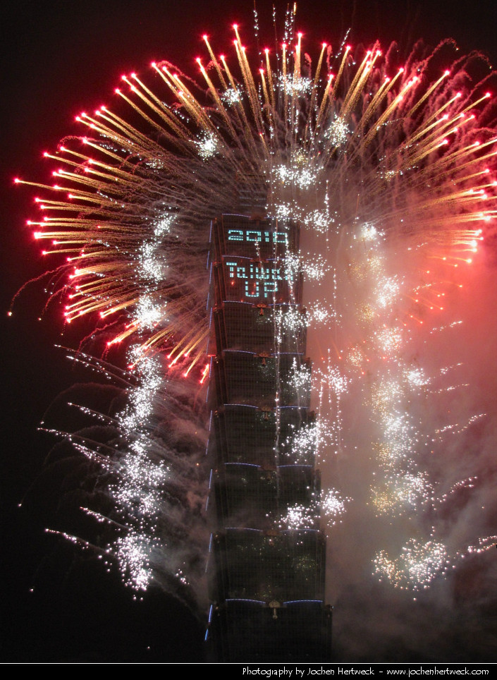 Taipei 101 New Year's Eve Fireworks, Taiwan