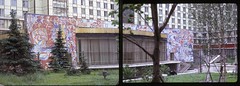 Rossiya Hotel Courtyard, Moscow, 1969