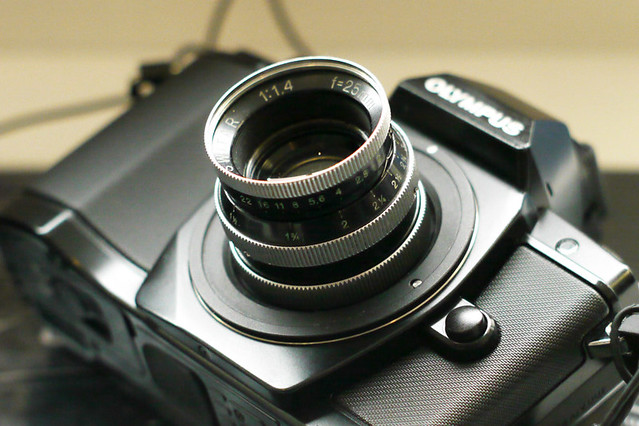 OM-D E-M5 + Switar25mm c-mount lens