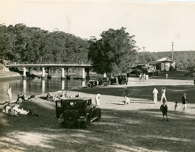View of picnic ground at Fuller's Bridge, Lane Cove National Park (NSW)