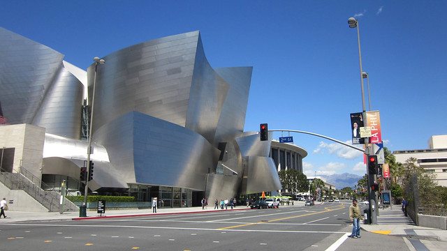 Walt DISNEY Concert Hall Vista - S. Grand Avenue, LA, CA. USA