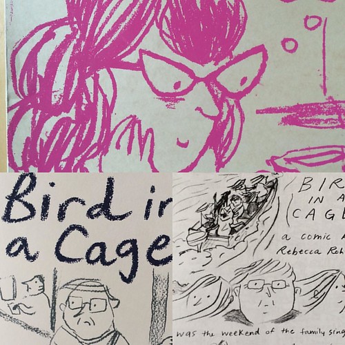 @rebsro thesis project Bird in a Cage just released with @conundrumpress  Such a beautiful and moving story. Thanks for sharing your story about Grandma Wylie, Rebecca. Love, Inky