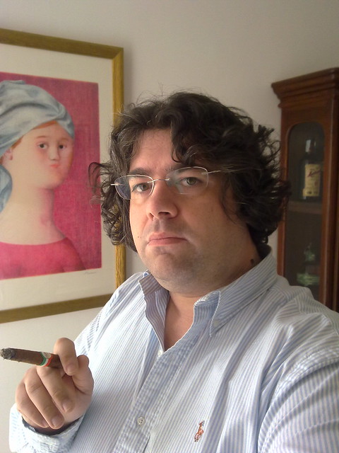 Myself in my studio with a Toscano Antica Tradizione alla maremmana