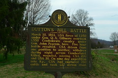 Battle of Dutton's Hill Monument