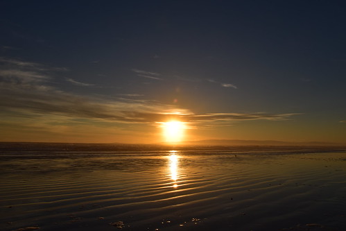 sunset newzealand invercargill oretibeach