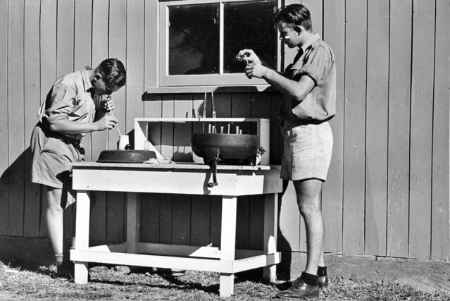 Agricultural science at Nambour State Rural School, 1946