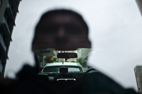 Self portrait in car window. | by jtan163