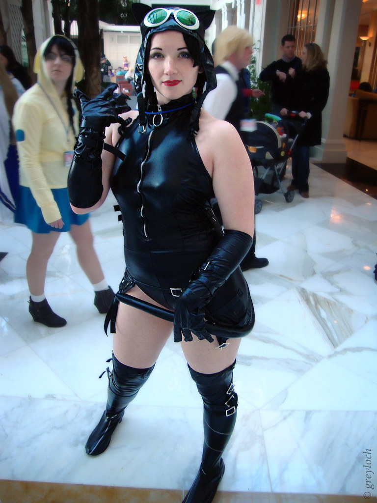 Ame comi catwoman cosplay
