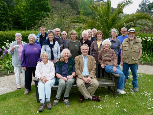 Volunteers with Simon Goodenough, departing Curator. | by Ventnor Botanic Friends
