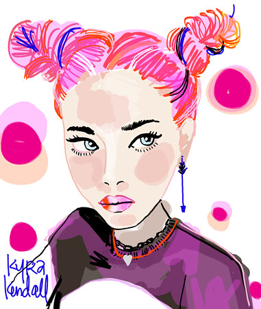 anime girl | by kyra kendall