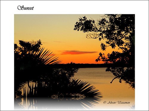 sunset by Ahsan.(off), <a href="http://www.cameralenscompare.com/badge2.aspx" rel="nofollow">View Awards Count</a>ocean lig