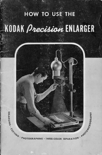 Kodak Precision Enlarger Manual Cover