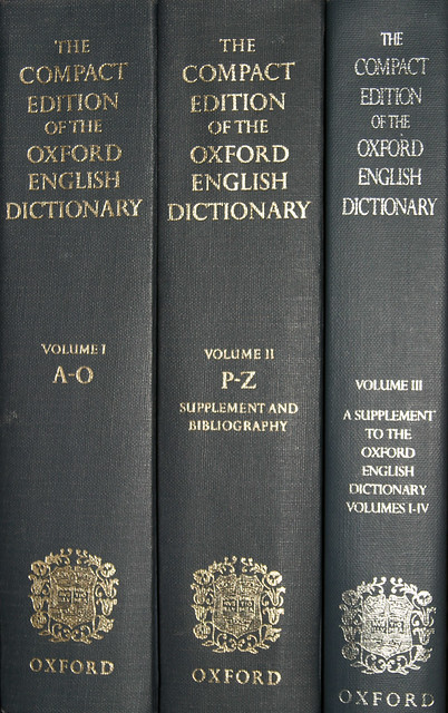 OUP - The Compact Edition of the Oxford English Dictionary