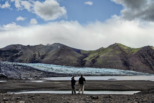 Glacier et montagnes - Skaftafellsjökull, Iceland