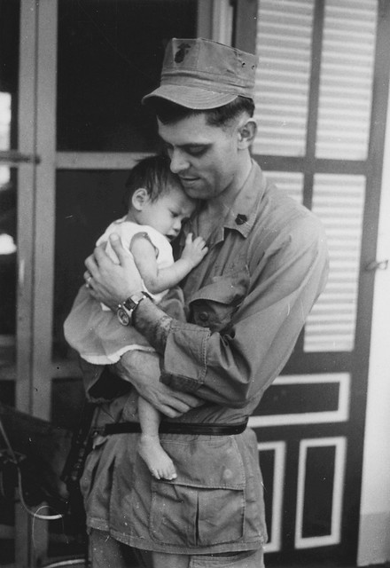 SSgt Charles Hoff and His Adopted Daughter, January 1969