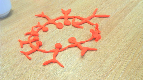 The fruits of today's training. We had to come up with an image we felt represented volunteering. | by MichaelGT