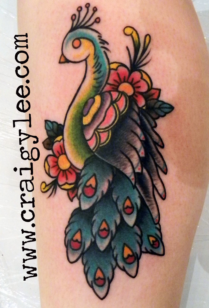 old school peacock tattoo | Iknowcraig@hotmail.com www.craig… | Flickr