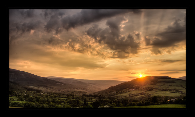 Sunset over Wicklow 2