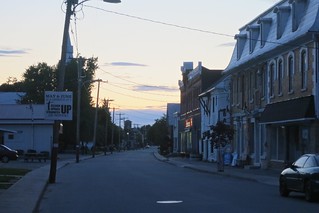 Main Street at sunset
