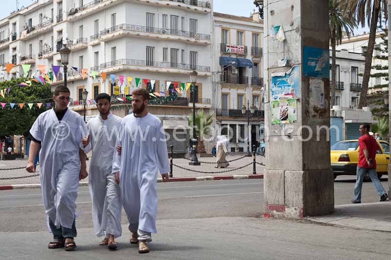 Algeria, Annaba . city center, Revolution street, ex Bertagna Annaba ...