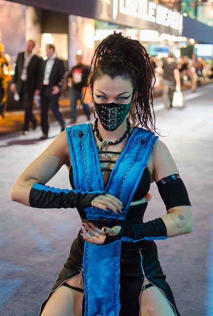 Mortal Kombat cosplay girl at E3 2012 | Sergey Galyonkin 