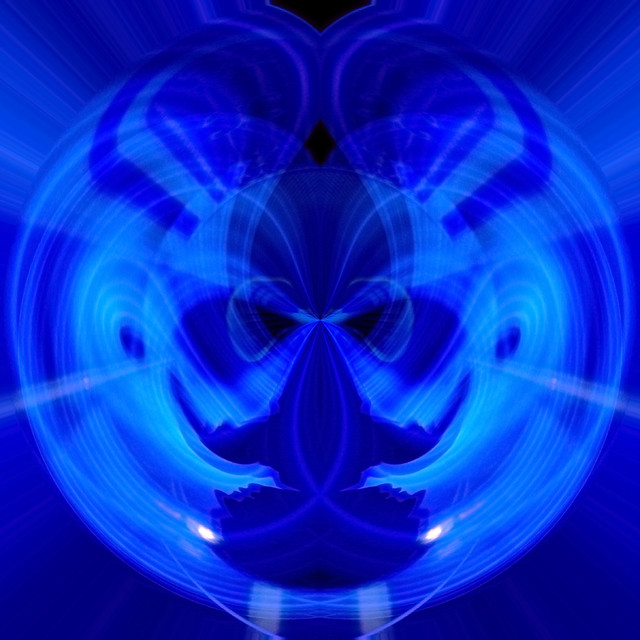 Azul abstracto