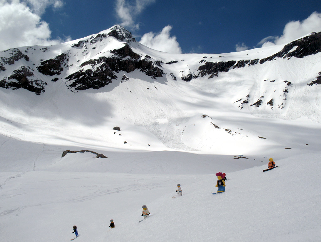 Sorties de ski du freeride legoteam