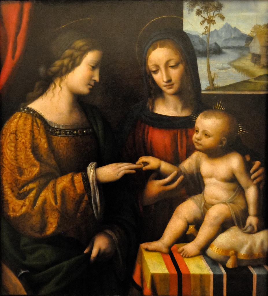 Bernardino Luini - Mystical Wedding of Saint Catherine of … | Flickr