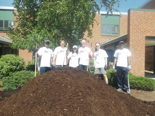 10 yards of mulch and the crew | by GENBAND Day 2013