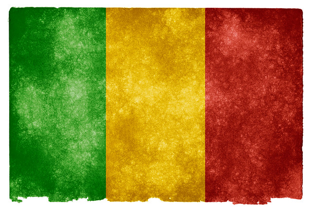 Mali Grunge Flag