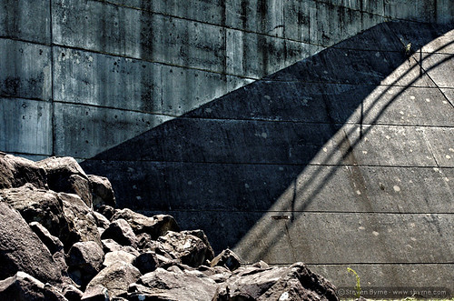 abstract wall grey shadows stones dam structures australia nsw kyogle toonumbardam